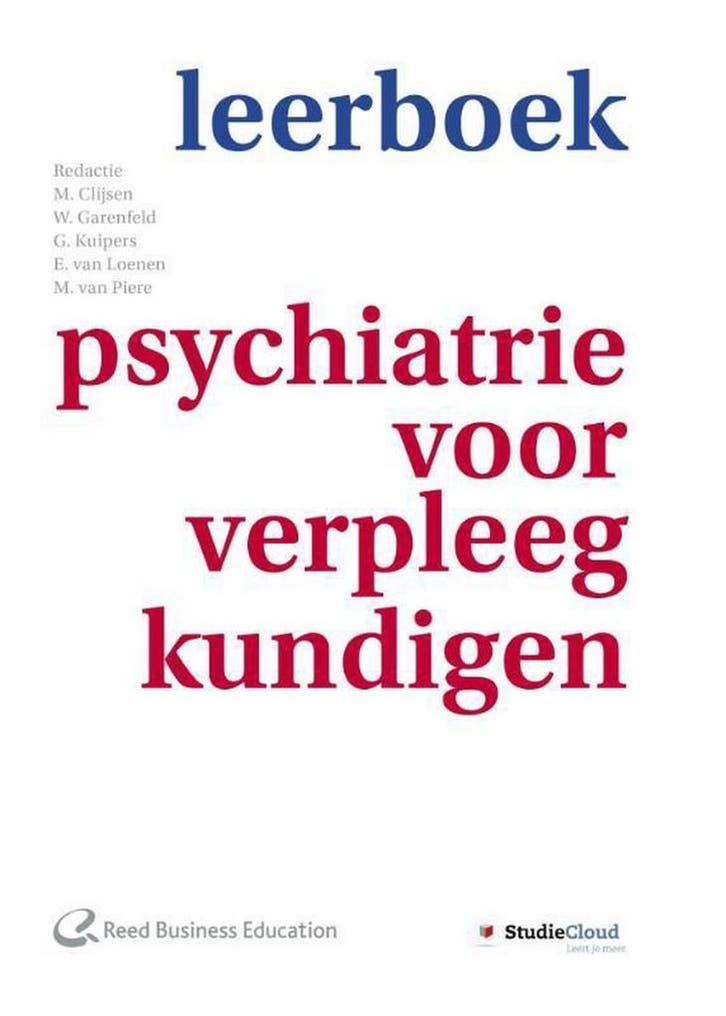 Leerboek psychiatrie voor verpleegkundigen, 9789035238794, Boeken, Studieboeken en Cursussen, Zo goed als nieuw, HBO, Verzenden