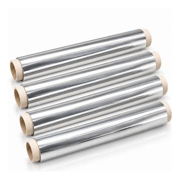Aluminiumfolie 4 rollen van 44 cm x 100 Meter - 11 Micron, Ophalen of Verzenden, Nieuw