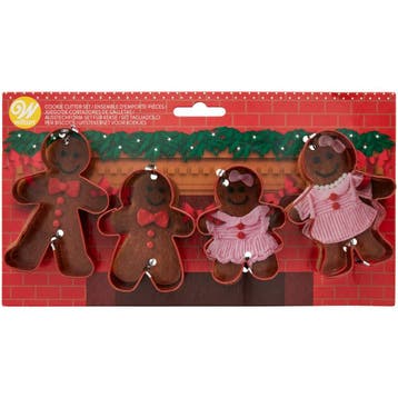 Wilton Uitsteekvormpjes Gingerbread Set/4, Hobby en Vrije tijd, Verzenden, Nieuw