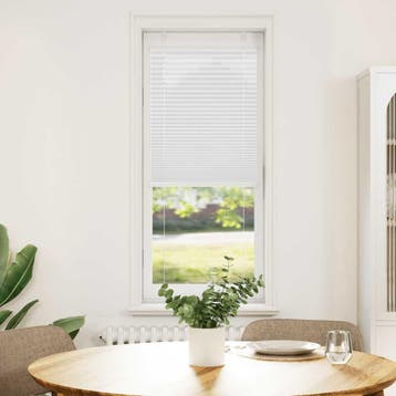vidaXL Plissé rolgordijn 45x150 cm stofbreedte 44,4 cm, Verzenden, Nieuw, Wit
