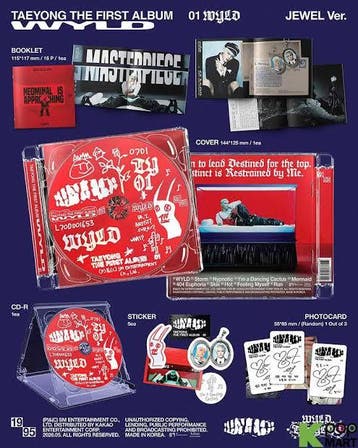 Cds en Dvds,Cds   Overige Cds - Taeyong (nct) - Wyld..., Verzenden, Zo goed als nieuw
