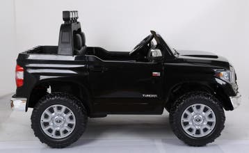 Kinderauto, TOYOTA TUNDRA, zwart, 2 zitter, RC, leder, NIEUW, Ophalen of Verzenden, Nieuw, Afstandsbediening