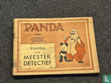 Panda en de meester-detectief - 1950, Boeken, Stripboeken, Eén stripboek, Verzenden, Gelezen, Toonder, Marten.