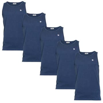 Donnay Donnay Heren - 5-Pack - Singlet James - Navy, Verzenden, Nieuw