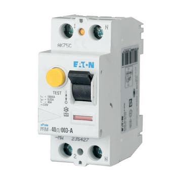 Eaton Aardlekschakelaar (RCCB) PFIM 63A, 2P, 300mA, Ophalen of Verzenden, Nieuw, Groepenkast