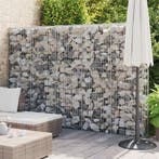 vidaXL Schanskorfmuur met deksels 300x30x200 cm, Tuin en Terras, Verzenden, Nieuw, IJzer, 2 meter of meer