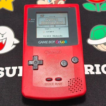Nintendo - Gameboy Color - Red (JPN CGB-001) + Super Mario, Nieuw