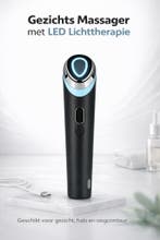 7in1 LED Huidverjonging Apparaat – Gezichtsverzorging -Zwart, Ophalen of Verzenden, Nieuw, Gehele gezicht, Verzorging