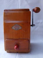 Koffiemolen - hout en metaal