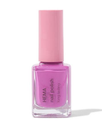 HEMA Long lasting nagellak 76 purple blossom, Verzenden, Nieuw