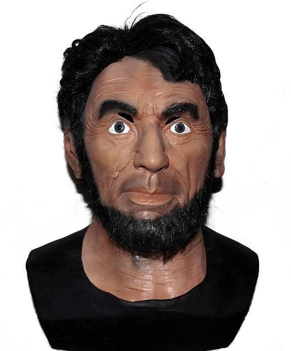 President Abraham Lincoln masker, Hobby en Vrije tijd, Feestartikelen, Nieuw, Verzenden