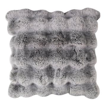 kussen teddy bubble grijs 45x45cm, Verzenden, Nieuw