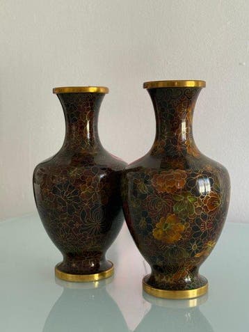 Vaas - Messing - China (Zonder minimumprijs), Antiek en Kunst