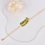 Zonder minimumprijs - Armband Zilver - Diopsiet -, Nieuw