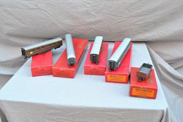 Rivarossi H0 - Model treinwagon (5) - Set 5 Wagons - FS, Nieuw