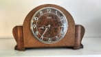 Pendule - Art Deco eiken hout-coromandel- chrome - 1920-1930