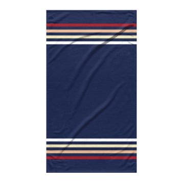 Strandlaken Maritime Stripes 100x180 cm, Huis en Inrichting, Verzenden, Nieuw, Blauw