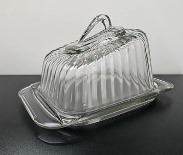 Royal Leerdam - Boterschotel - Kaasstolp - Stolp - Art Deco