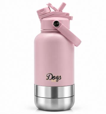 Geïsoleerde Draagbare Drinkfles  Zacht Roze (Hond), Ophalen of Verzenden, Nieuw