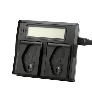 KingMa DC-LCD Duo-lader voor Canon LP-E19/LP-E4N (Nieuw), Verzenden, Nieuw