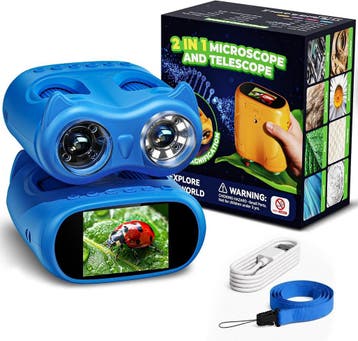 Microscoop voor kinderen - Draagbaar | 33% Korting, Ophalen of Verzenden, Zo goed als nieuw, Elektronica, Met licht