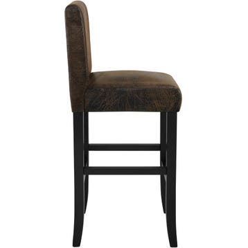 Barkruk van kunstleer - oud bruin, Set van 4, Huis en Inrichting, Verzenden, Nieuw