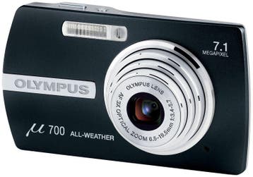Olympus Mju-Digital 700 Digitale Compact Camera - Zwart, Verzenden, Zo goed als nieuw
