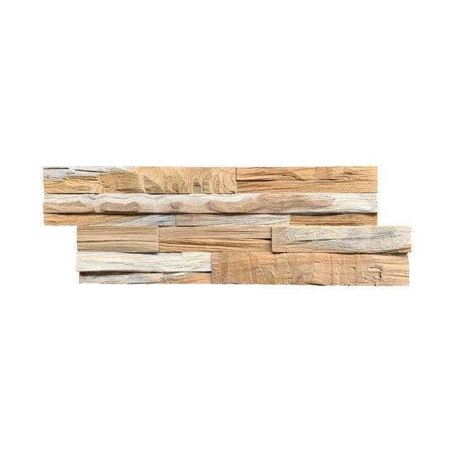 Houtstrips 3D Teakhout Madini 50x18cm, Doe-het-zelf en Verbouw, Hout en Planken