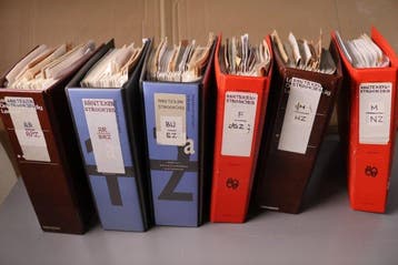 Nederland 1955/1980 - Zeer grote collectie aantekenstrookjes, Gestempeld