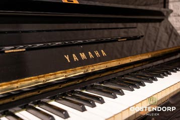 Yamaha U3H PE messing piano, Muziek en Instrumenten, Piano's, Zo goed als nieuw, Zwart, Piano