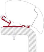 Fiamma Hymer Adapter 450 F65/F80, Ophalen of Verzenden, Nieuw, Fiamma