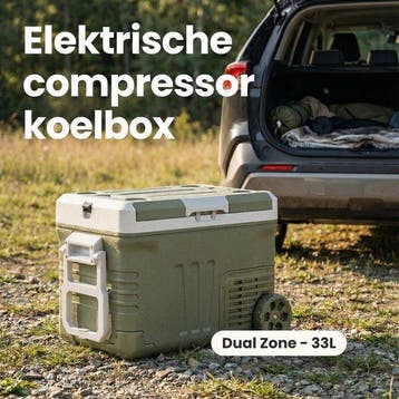 2dekans | Auronic Elektrische Koelbox - Compressor - 2 Zones, Ophalen of Verzenden, Zo goed als nieuw