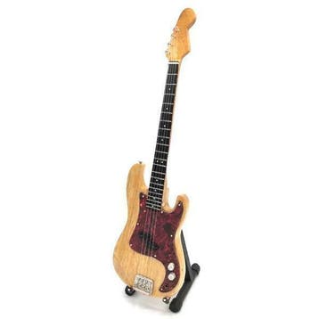 Miniatuur replica Fender basgitaar - John Deacon - Queen, Ophalen of Verzenden, Nieuw, Pop, Beeldje of Miniatuur