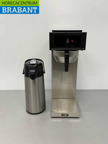 HCB RVS Koffiemachine Koffieautomaat 2,2 liter 230V Horeca, Zakelijke goederen, Ophalen of Verzenden, Nieuw in verpakking