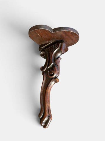 Large Victorian Hand-Carved - Wandtafel - Walnoot - Hoogte: