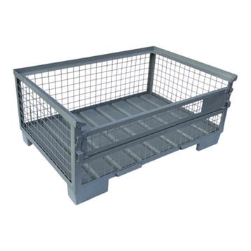 Gitterbox GB017A XL half stalen bodem nieuw 1240x1035x550mm