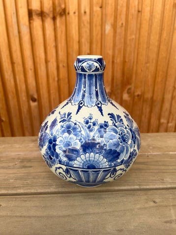 De Porceleyne Fles, Delft - Vaas - Keramiek - Delft blauwe, Antiek en Kunst