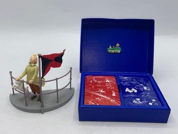 Moulinsart - Tintin - Diorama Tintin et Milou sur l’Aurore +, Nieuw