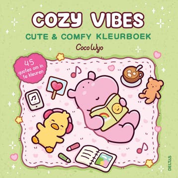 Cozy Vibes Cute & Comfy Kleurboek Coco Wyo |  | Nieuw, Ophalen of Verzenden, Nieuw