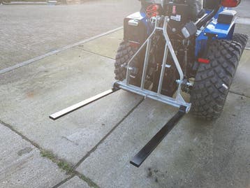 Kraffter 3-punts palletvork Gegalvaniseerd Light Duty