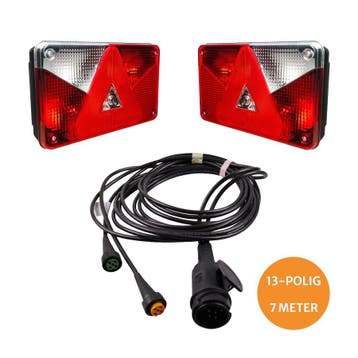 Verlichtingsset Aanhanger Aspöck Multipoint 5, 7m | 13-polig, Verzenden, Nieuw