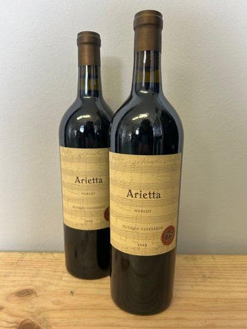 2019 Arietta, Merlot Hudson Vineyards - Napa Valley - 2, Nieuw