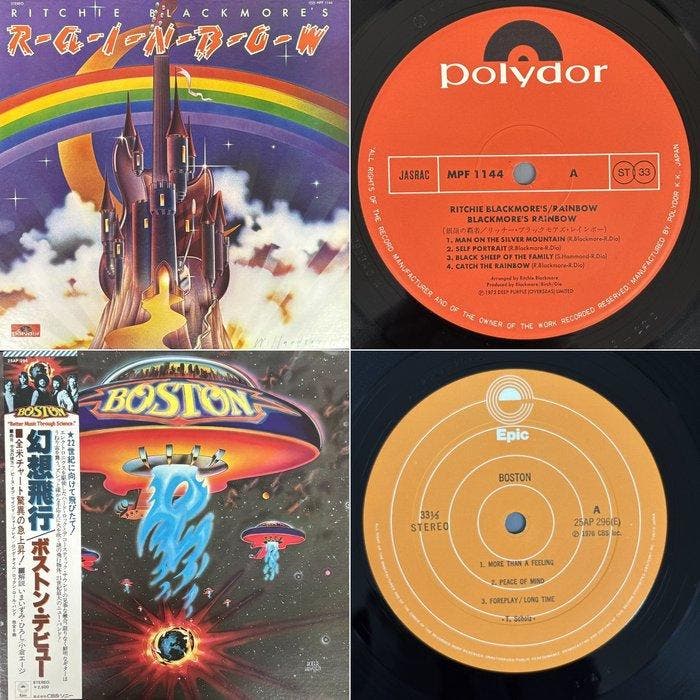 Rainbow, Boston - Ritchie Blackmores Rainbow / Boston -, Cd's en Dvd's, Vinyl Singles