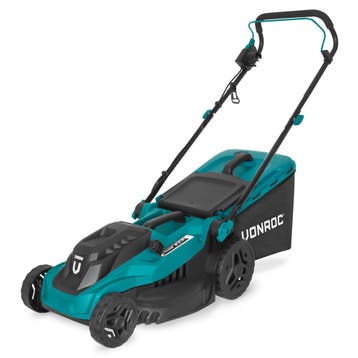 Elektrische Grasmaaier 1600W – 38 cm | Incl. 42L opvangbak, Verzenden, Nieuw, VONROC