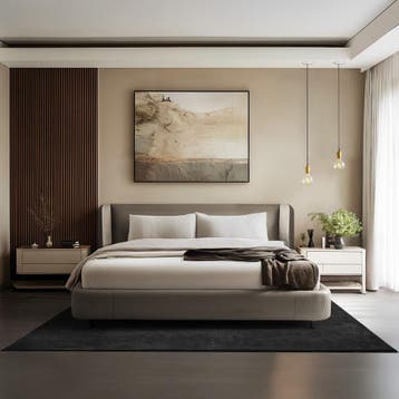 Kortpolig vloerkleed Soft Zone - 160 x 230 cm, zwart, Verzenden, Nieuw