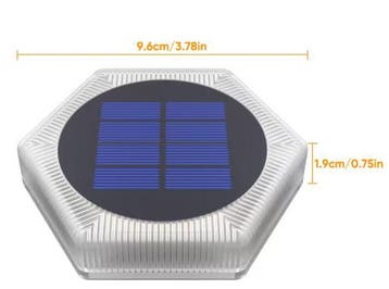4x Solar LED Decklampen –Trap en Wand Buitenverlichting Wate, Verzenden, Nieuw