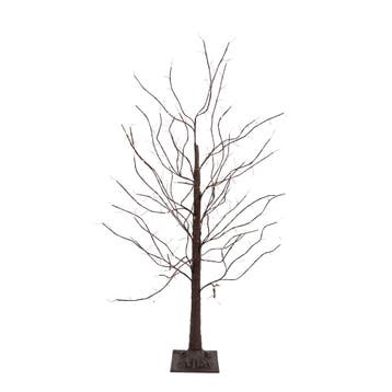 Kerst vloerlamp bruin boom 120cm incl. LED met timer IP44 -, Diversen, Kerst, Verzenden, Nieuw