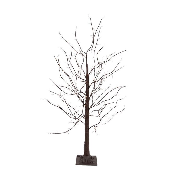 Kerst vloerlamp bruin boom 120cm incl. LED met timer IP44 -, Diversen, Kerst, Nieuw, Verzenden