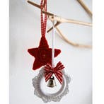 Haakpakket Kerstster en Krans (10st), Ophalen of Verzenden, Nieuw, Breien of Haken, Wol of Garen