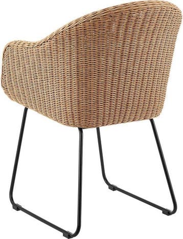 2dekans | Juskys – Cody Rotan Tuinstoelen Set van 2 – 59 x, Ophalen of Verzenden, Zo goed als nieuw